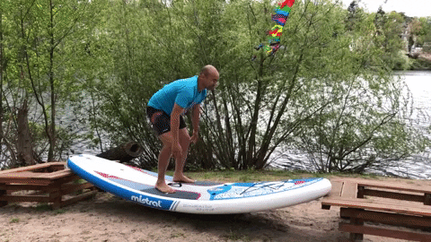 Stand Up Paddle Test - Steifigkeitstest Lidl SUP