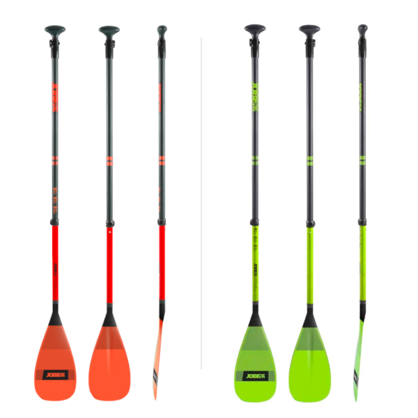 Jobe fiberglass paddles available in 2 colors