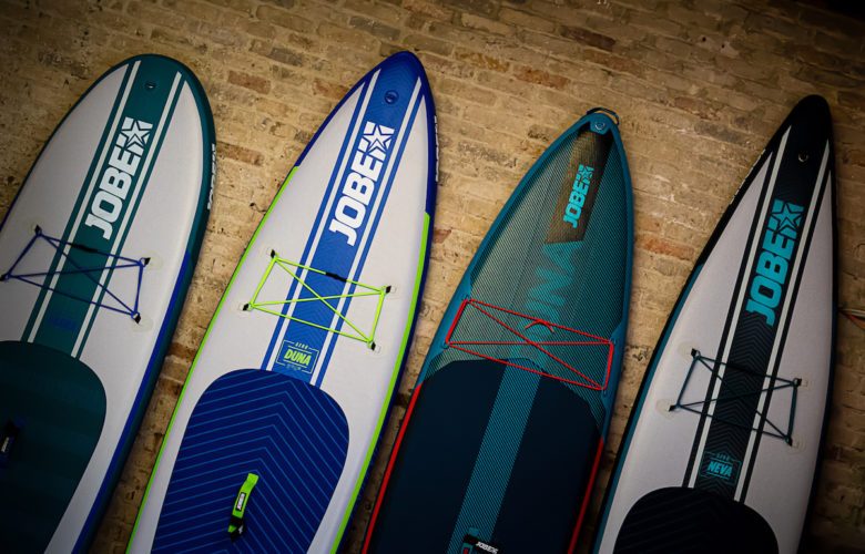 Jobe SUP – Tavole e pannelli rigidi gonfiabili Stand Up Paddle in un elegante look di bambù