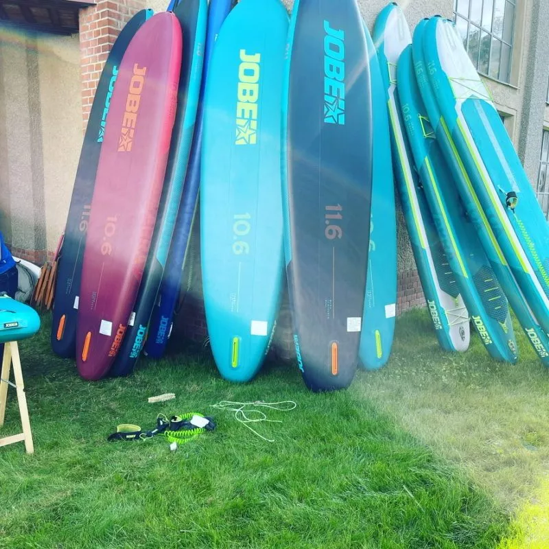 Stand Up Paddle gebraucht Reinigung September 2021 Stehpaddler SUP Shop Berlin