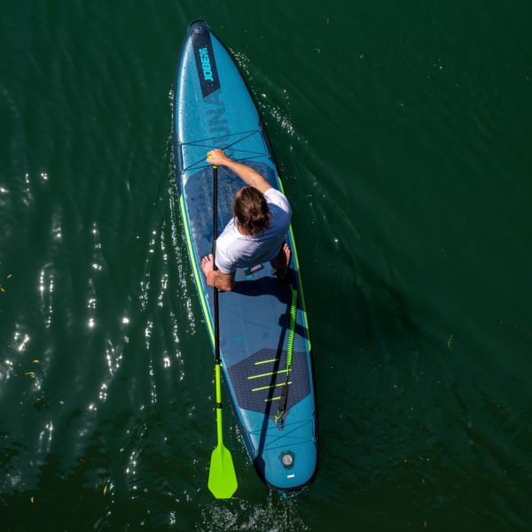 Jobe Duna 11.6 2023 Steel Blue Action Shot SUP Board