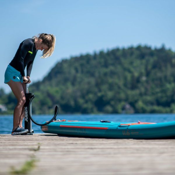 JobJobe Duna 2023 Teal Stand Up Paddle Board Pumpene Duna 2023 Teal Stand Up Paddle Board Pumpen