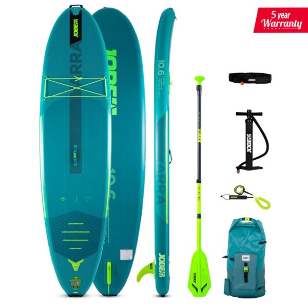 Jobe Yarra 10.6 Stand Up Paddle Board 2023 Paket Farbe Türkis 486423012